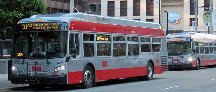 MUNI New Flyer Xcelsior XDE40 8656